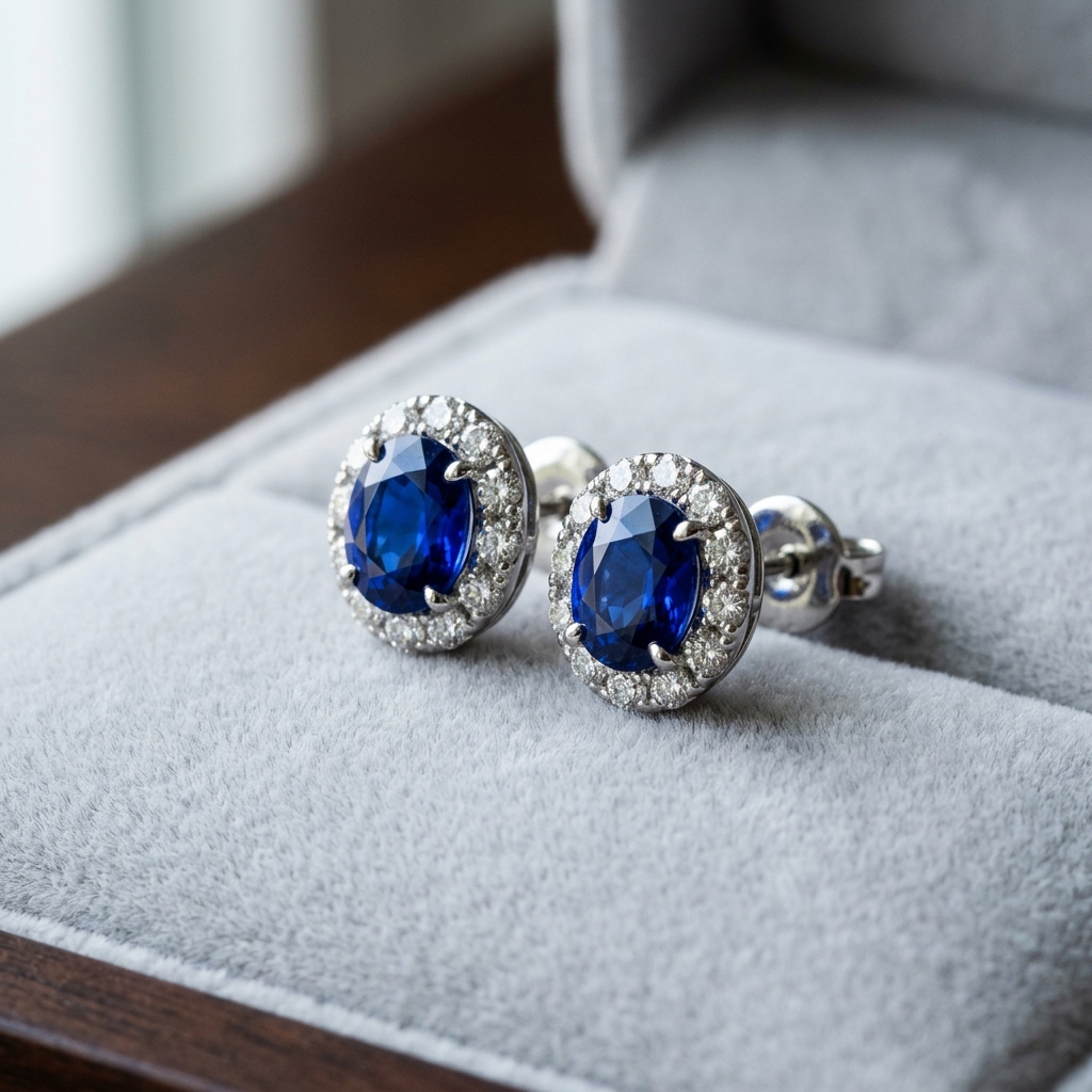 Sapphire Earrings